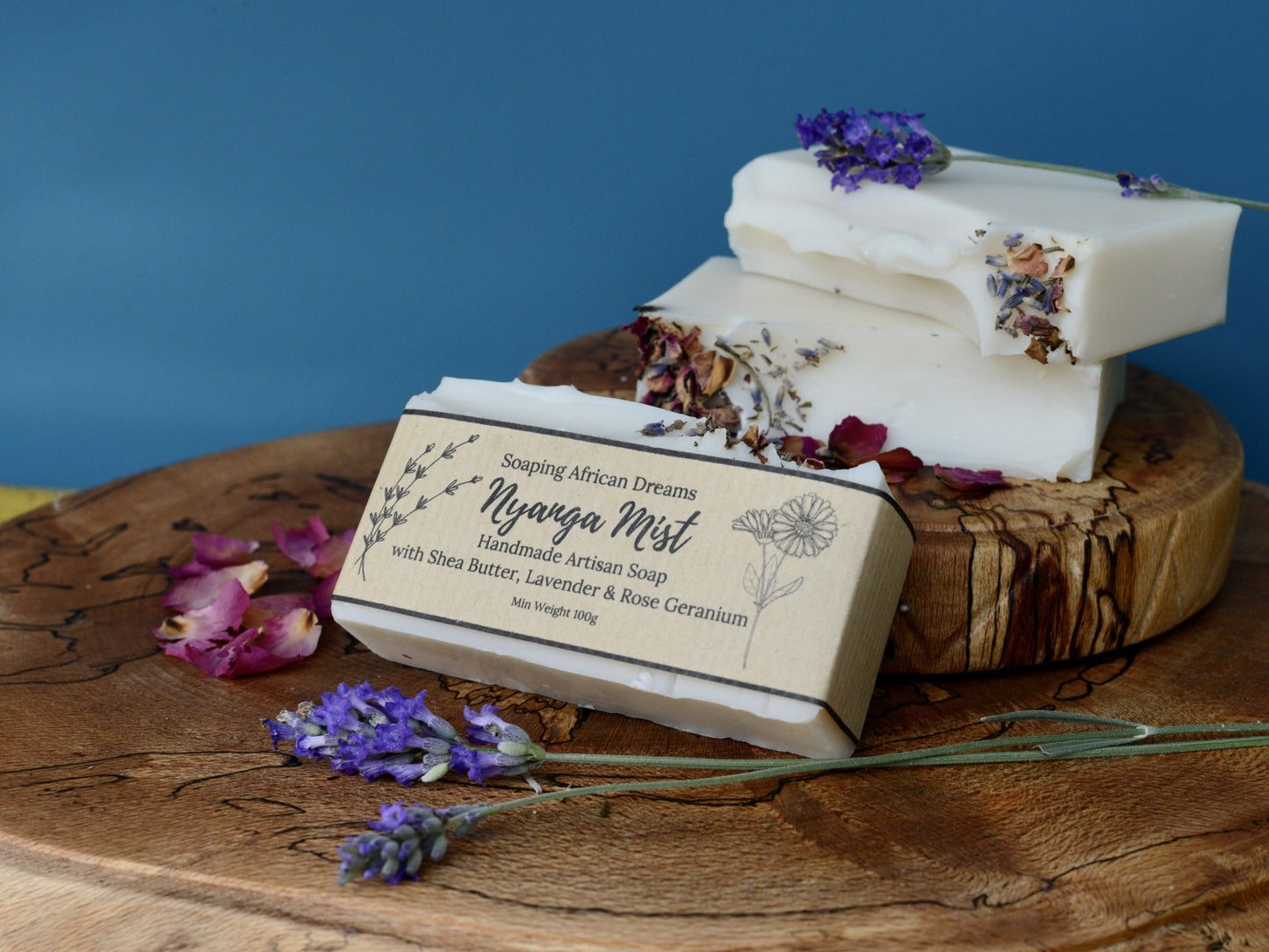 Nyanga Mist, Lavender & Rose Geranium Soap