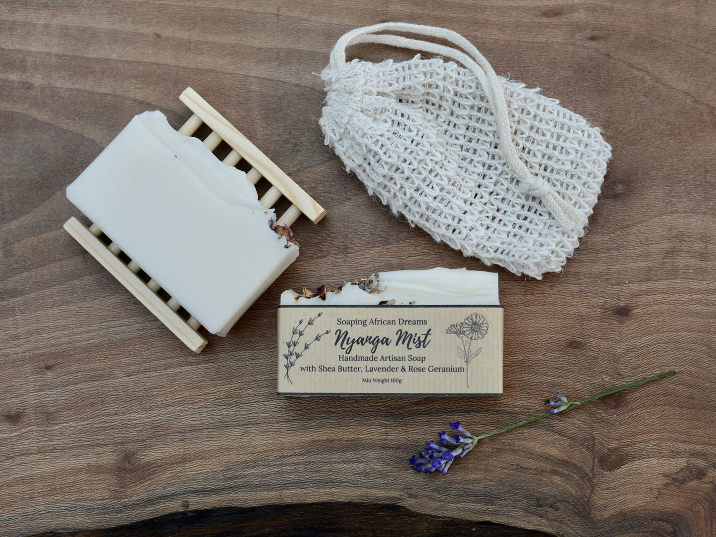 Nyanga Mist, Lavender & Rose Geranium Soap