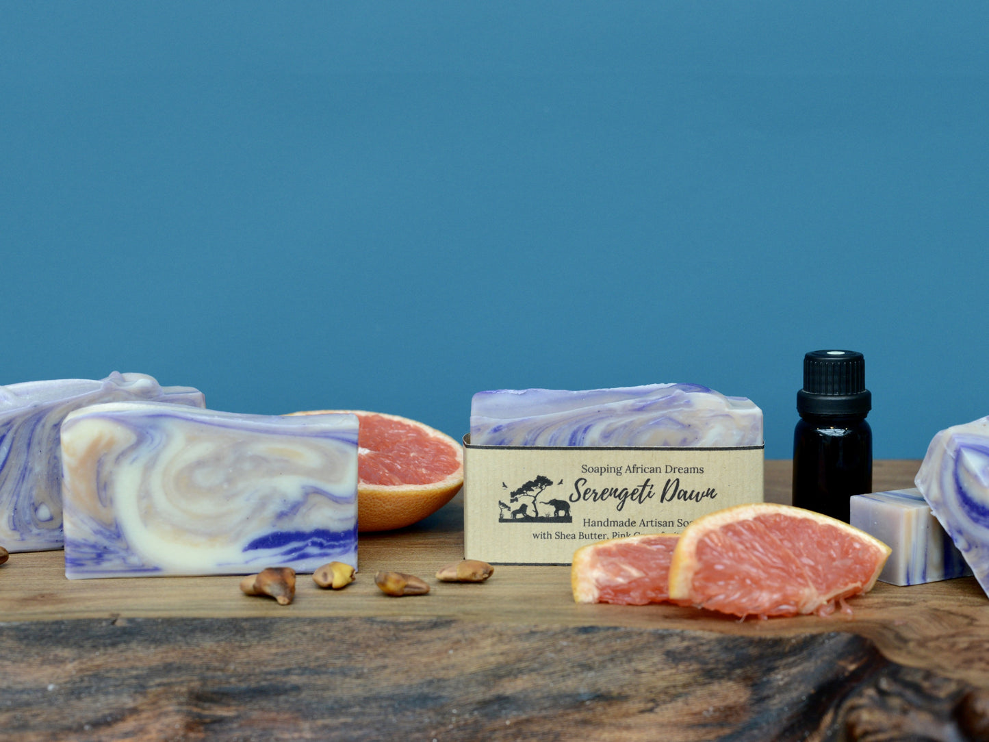 Serengeti Dawn, Pink Grapefruit & Frankincense Essential Oils Soap