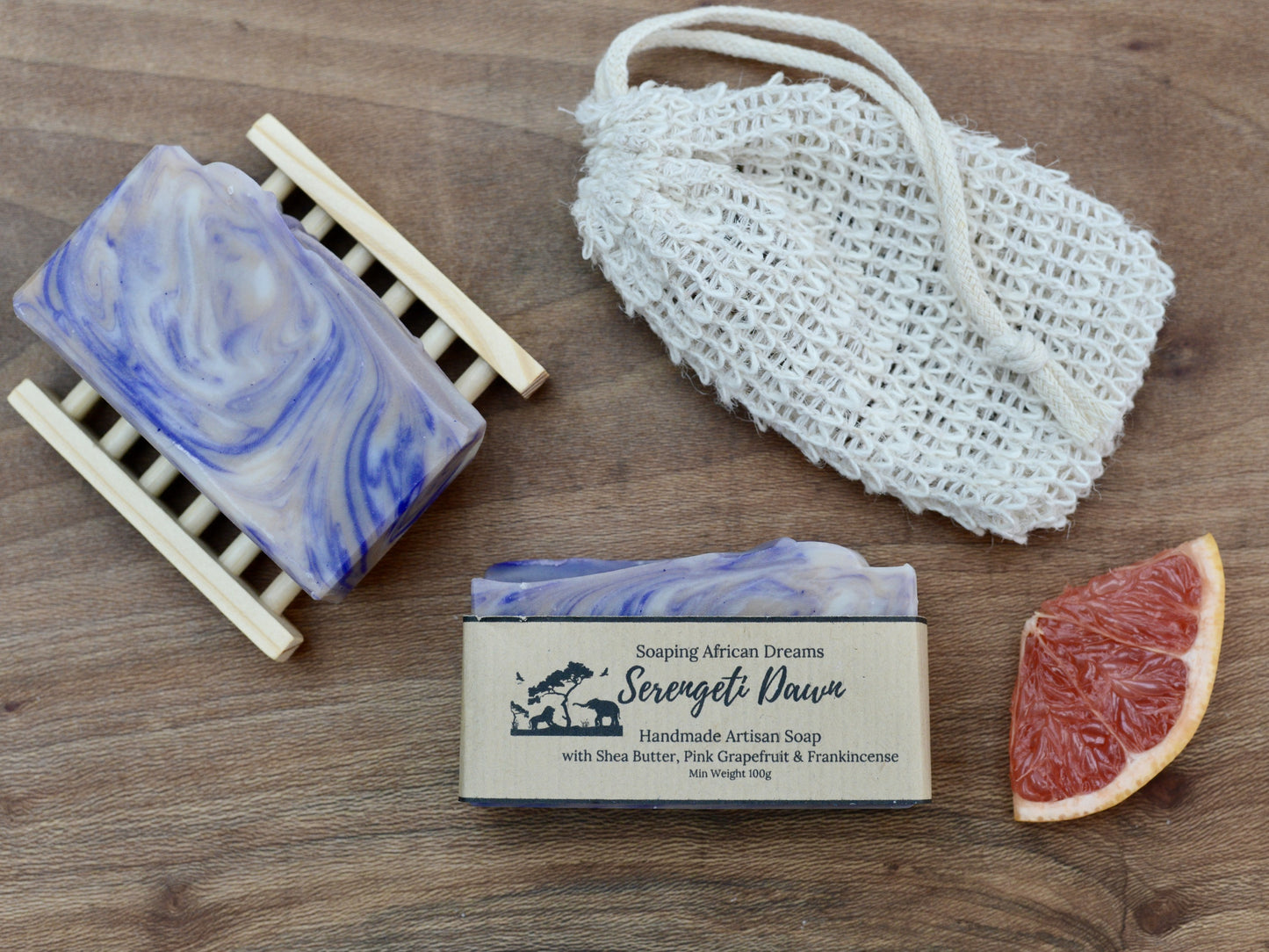 Serengeti Dawn, Pink Grapefruit & Frankincense Essential Oils Soap